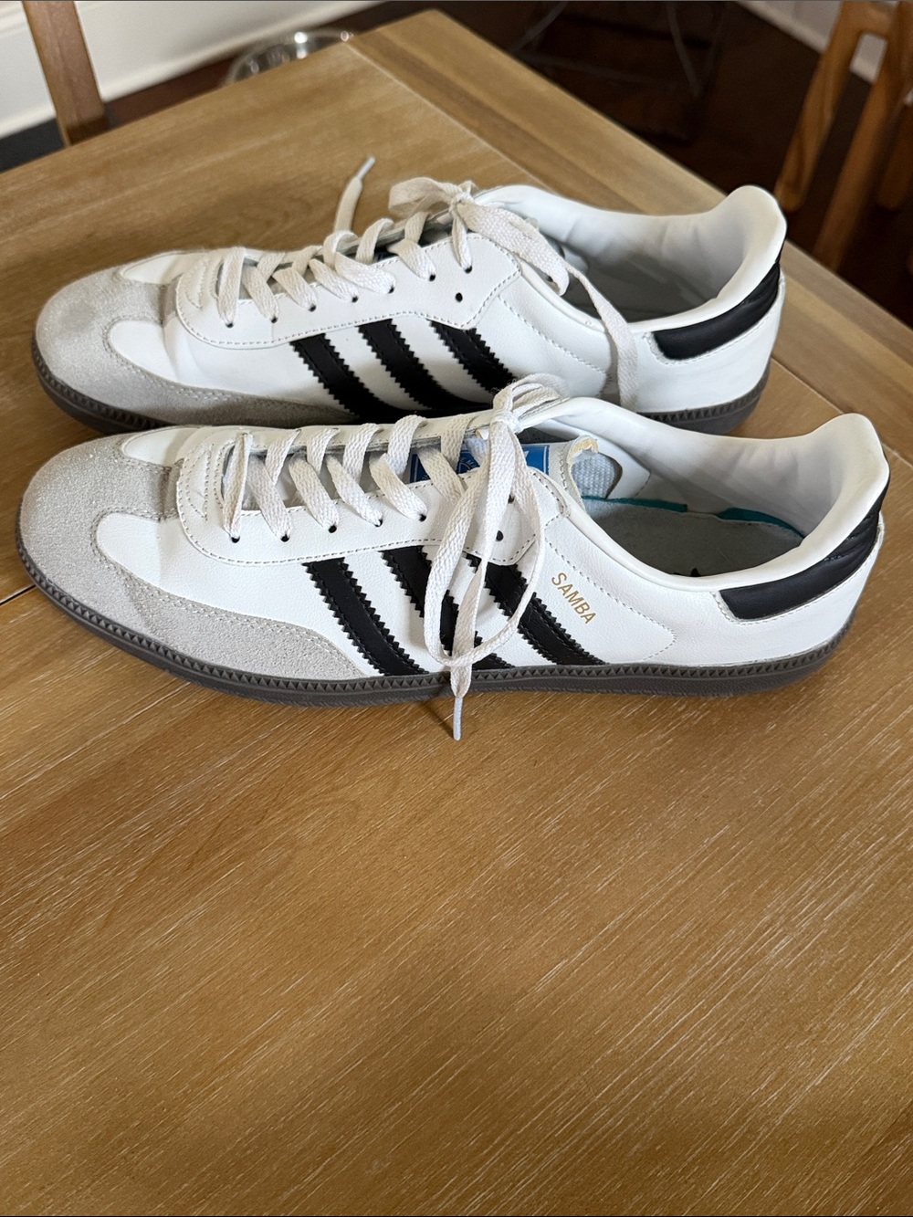 Adidas Samba OG Shoes Men's Size 11 Black White Sneakers